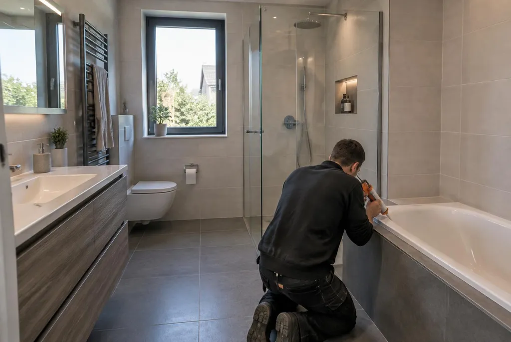 Kitbedrijf Hoevelaken – badkamer kit vervangen bij de douche